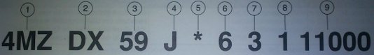 Bild der Buell Identifikationsnummer Buell Identifikationsnummer